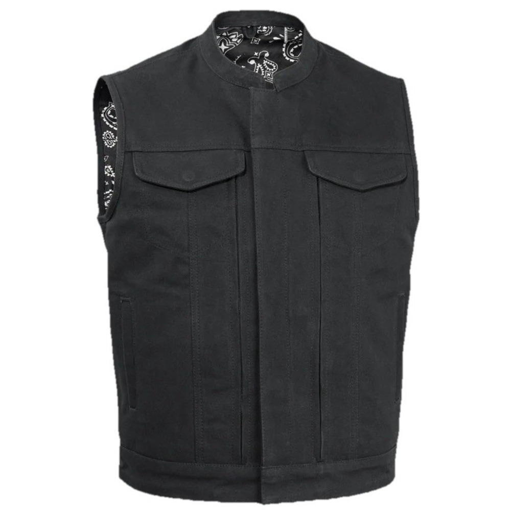 First MFG Co Heavy Hitter Highland V2 Men's Motorcycle Canvas Vest Large $190